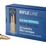 PPU 6.5 GRENDEL 110GR FMJBT 20/500 2 PPUPP6GF 1
