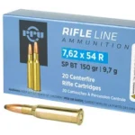 PPU 7.62X54R SP 150GR 20/200 2 PPUPP76254S 1