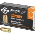 PPU 380ACP JHP 94GR 50/1000 2 PPUPPD380A 1