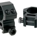 UTG RINGS 30MM MEDIUM PROFILE - MATTE BLACK PICATINNY/WEAVER 2 RGWM30M4