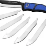 OUTDOOR EDGE 3.5" RAZOR LITE - EDC FOLDER BLUE W/6 BLADES 2 RLU40C