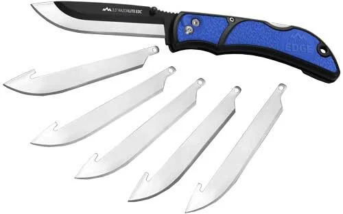 OUTDOOR EDGE 3.5" RAZOR LITE - EDC FOLDER BLUE W/6 BLADES 1 OUTDOOR EDGE 3.5" RAZOR LITE - EDC FOLDER BLUE W/6 BLADES