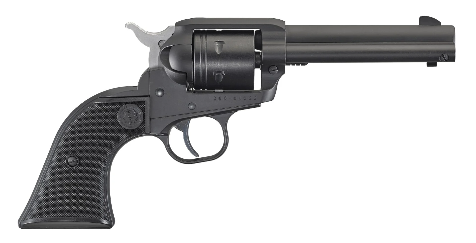 RUGER WRANGLER 22LR BLK/SYN 4.6" 6SH 1 RUGER WRANGLER 22LR BLK/SYN 4.6" 6SH