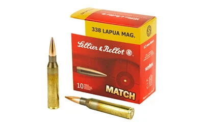 S&B 338LAPUA 250GR SIERRA HPBT 10/BX 1 S&B 338LAPUA 250GR SIERRA HPBT 10/BX