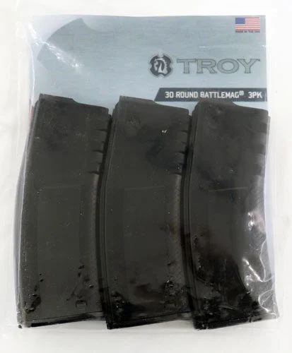 TROY MAGAZINE AR-15 5.56X45 - 30RD BLACK POLYMER 3-PACK 2 TROY MAGAZINE AR-15 5.56X45 - 30RD BLACK POLYMER 3-PACK - Image 2