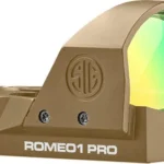 SIG REFLEX SIGHT ROMEO1 PRO - 6MOA DOT 1X30 STEEL SHROUD FDE 2 SOR1P103