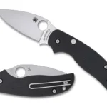 SPYDERCO SAGE 6 BUTTON CMP LCK BLK 2 SPYC123CFBCLP 1