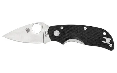 SPYDERCO CAT BLACK G-10 PLAINEDGE 1 SPYDERCO CAT BLACK G-10 PLAINEDGE