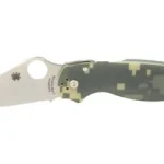 SPYDERCO PARA3 G10 CAMO PLAINEDGE 2 SPYC223GPCMO 1