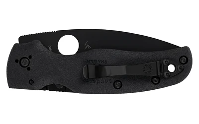 SPYDERCO SHAMAN LW 3.58" BLK PLAIN 2 SPYDERCO SHAMAN LW 3.58" BLK PLAIN - Image 2