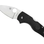 SPYDERCO LIL NATIVE LW BLK/SLV 2 SPYC230PBK 1