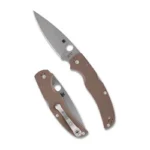 SPYDERCO NATIVE CHIEF 4.08" BRN/SLV 2 SPYC244GPBN15V 1