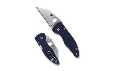 SPYDERCO MICROJIMBO G10 2.45" BLUE 1 SPYDERCO MICROJIMBO G10 2.45" BLUE