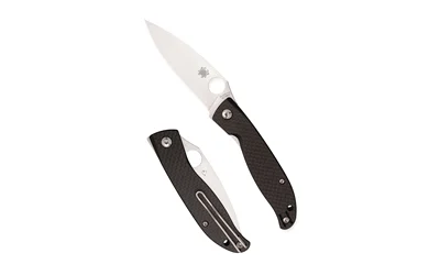 SPYDERCO MANTRA 4 CF 3.34" BLK/SLV 1 SPYDERCO MANTRA 4 CF 3.34" BLK/SLV