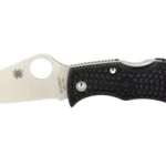 SPYDERCO MANBUG BLACK FRN PLAIN 2 SPYMBKP 1