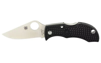 SPYDERCO MANBUG BLACK FRN PLAIN 1 SPYDERCO MANBUG BLACK FRN PLAIN