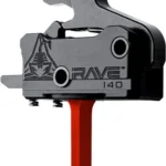 RISE TRIGGER RAVE 140 FLAT SST - RED 3.5LB AR-15 W/ WALK PINS 2 T017FRED