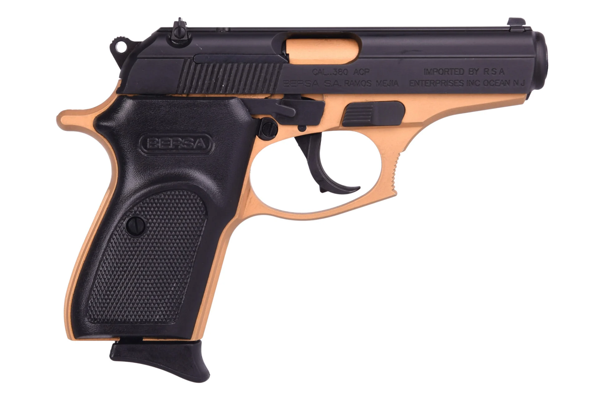 BERSA THUNDER 380 GOLD/BLACK 380ACP 1 BERSA THUNDER 380 GOLD/BLACK 380ACP