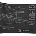 TEKMAT CUTAWAY RIFLE MAT AR15 BLK 2 TEKR36 AR15 CA 1