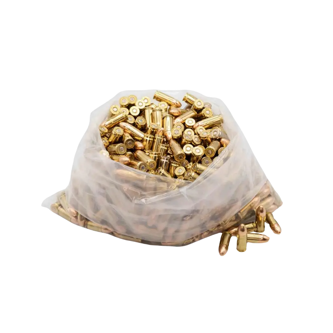 Netti Ammo 9mm 115gr FMJ - BULK 1 Netti Ammo 9mm 115gr FMJ - BULK