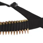 BULLDOG RIFLE AMMO BELT HOLDS - 24 CARTRIDGES ADJUSTABLE BLK 2 WABR