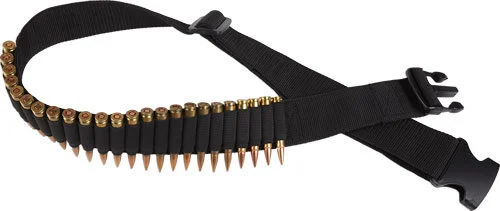 BULLDOG RIFLE AMMO BELT HOLDS - 24 CARTRIDGES ADJUSTABLE BLK 1 BULLDOG RIFLE AMMO BELT HOLDS - 24 CARTRIDGES ADJUSTABLE BLK
