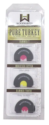 WOODHAVEN CUSTOM CALLS PURE - TURKEY 3-PACK MOUTH CALLS 2 WOODHAVEN CUSTOM CALLS PURE - TURKEY 3-PACK MOUTH CALLS - Image 2