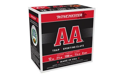 WIN AA HVY TRGT 12GA 2.75" #8 25/250 1 WIN AA HVY TRGT 12GA 2.75" #8 25/250