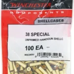 WINCHESTER UNPRIMED CASES - 38 SPECIAL 100 PACK 20PK/CS 5 WSC38SU