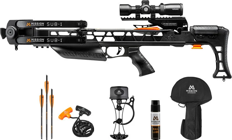 MISSION CROSSBOW SUB-1 PACKAGE - 385FPS BLACK 2 MISSION CROSSBOW SUB-1 PACKAGE - 385FPS BLACK - Image 2