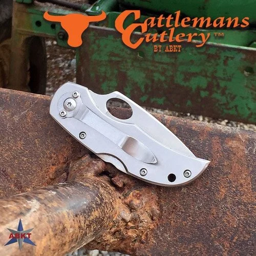 ABKT CATTLEMANS CUTLERY DUECE - LOCKBACK 2.5" BLADE W/ CLIP 2 ABKT CATTLEMANS CUTLERY DUECE - LOCKBACK 2.5" BLADE W/ CLIP - Image 2