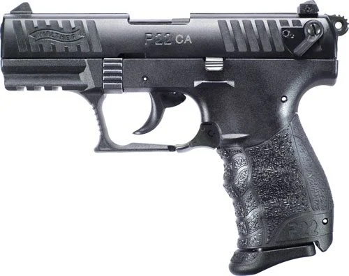 WALTHER P22 CA 22LR 3.42" AS - 10-SHOT BLACK POLYMER 1 WALTHER P22 CA 22LR 3.42" AS - 10-SHOT BLACK POLYMER