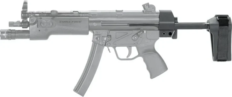 SB TACTICAL BRACE HK PDW BLACK - FITS HK MP5/HK53
