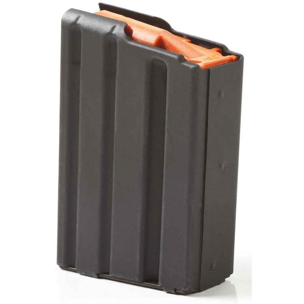 ASC AR Family Rifle Magazine Orange Follower .223 Remington Black Aluminum 10/rd 1 ASC AR Family Rifle Magazine Orange Follower .223 Remington Black Aluminum 10/rd