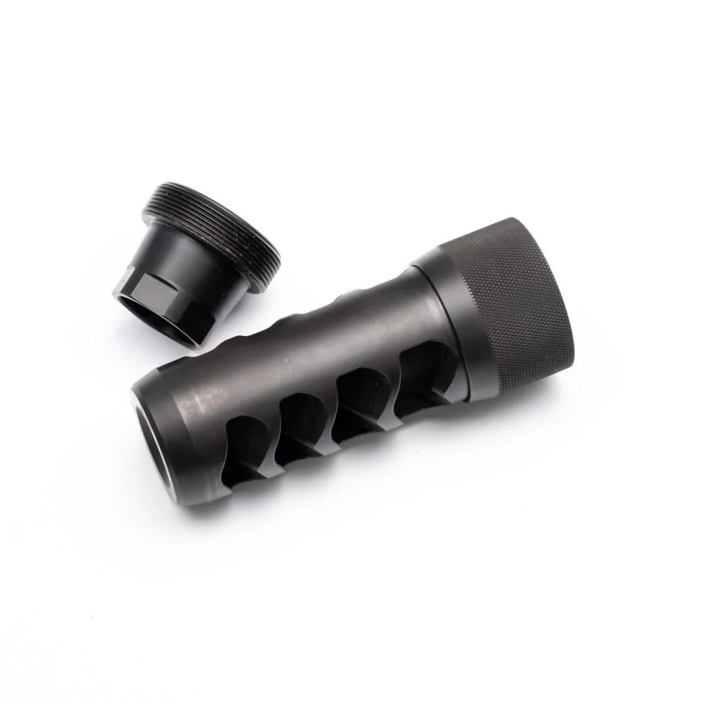 Area 419 Sidewinder Magnum Self Timing Muzzle Brake 357 cal Black Nitride 5/8-24 1 Area 419 Sidewinder Magnum Self Timing Muzzle Brake 357 cal Black Nitride 5/8-24