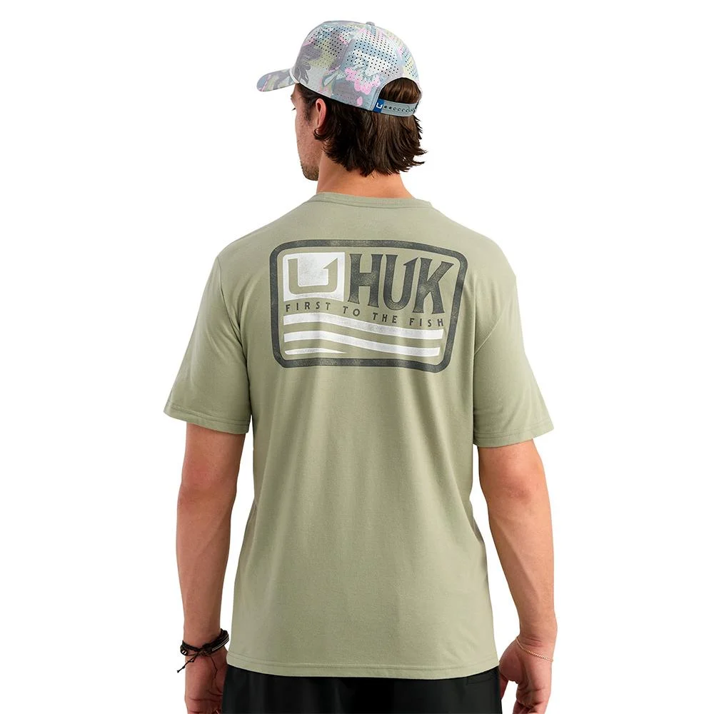 Huk Born Wave Short Sleeve Shirt Seagrass 2XL 1 Huk Born Wave Short Sleeve Shirt Seagrass 2XL
