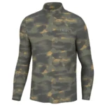 Huk Camden Coldfront 1/4 Zip Long Sleeve Shirt Camden Moss M 2 https3A2F2Fmedia.chattanoogashooting.com2Fimages2Fproduct2FATH1200582316M2FATH1200582316 1 1