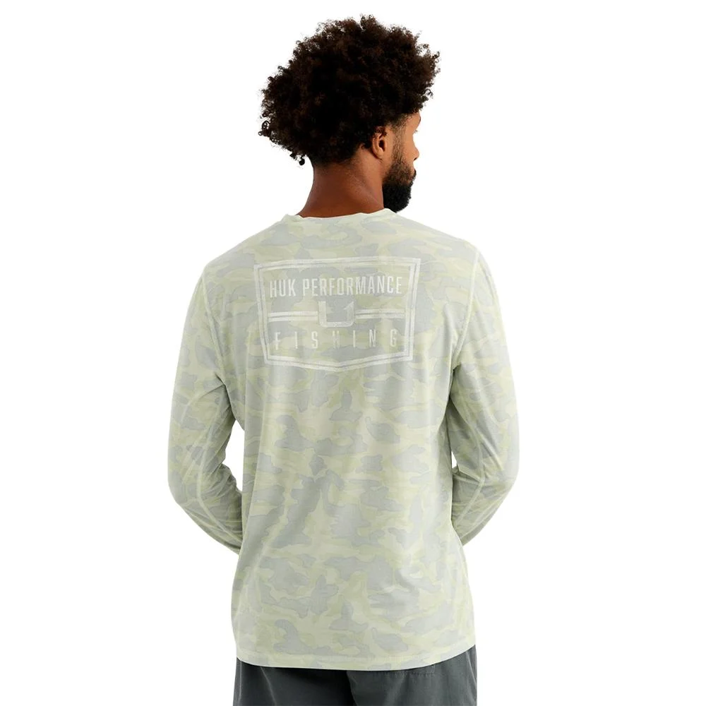 Huk Drift Performance Long Sleeve Shirt Pale Algae L 1 Huk Drift Performance Long Sleeve Shirt Pale Algae L