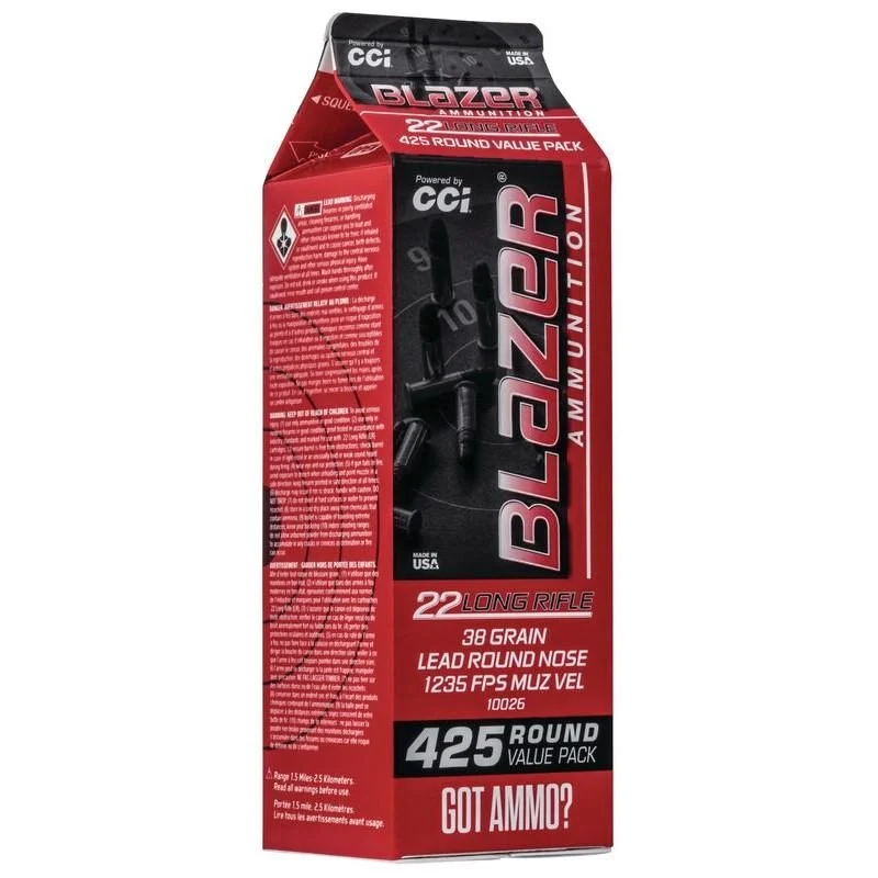 blazer .22 LR 38gr LRN – 425rd