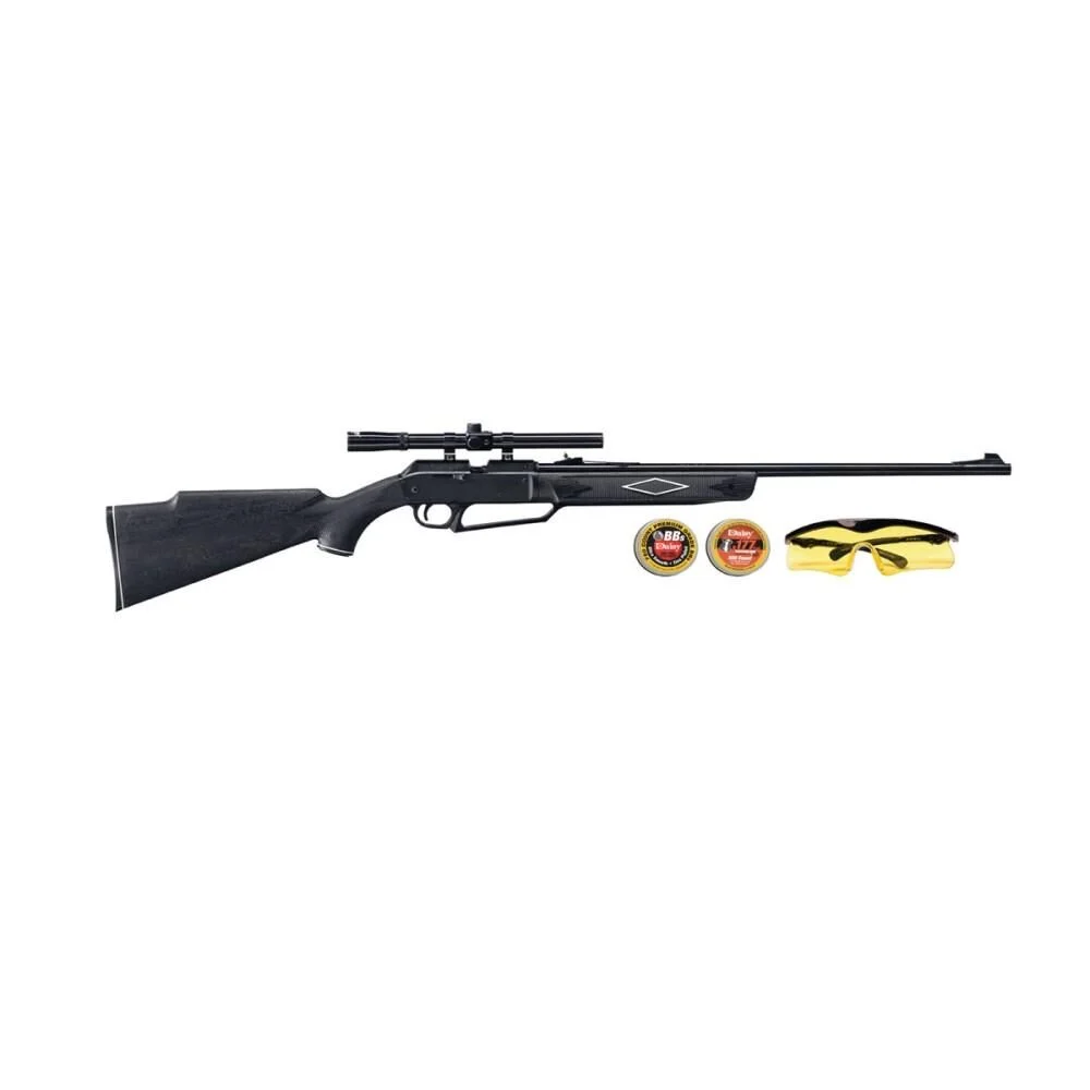 Daisy Powerline 880 Pump Air Rifle Kit 177 Caliber BB & Pellet with Scope 1 Daisy Powerline 880 Pump Air Rifle Kit 177 Caliber BB & Pellet with Scope