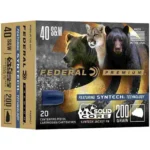 Federal Solid Core Handgun Ammunition .40 S&W 200 gr TSJ 20/ct 2 https3A2F2Fmedia.chattanoogashooting.com2Fimages2Fproduct2FFAP40SHC12FFAP40SHC1 1