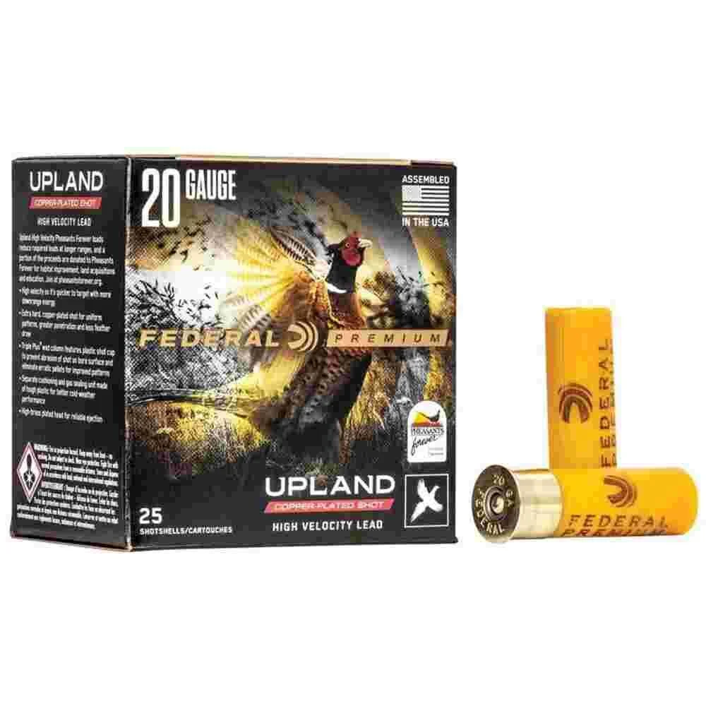 Federal Premium Wing-Shok Pheasants Forever High Velocity - 20ga 2-3/4" 1oz. #5-Shot 25/Box 1 Federal Premium Wing-Shok Pheasants Forever High Velocity - 20ga 2-3/4" 1oz. #5-Shot 25/Box