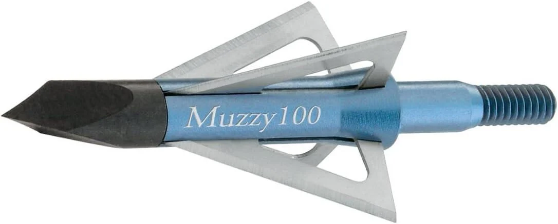 Muzzy 4-Blade Broadhead Standard 100gr 6/pk 1 Muzzy 4-Blade Broadhead Standard 100gr 6/pk