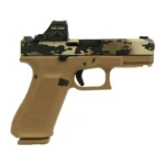 https3A2F2Fmedia.chattanoogashooting.com2Fimages2Fproduct2FGLUV1950703XC3PB2Fglock 19x v 9mm gns comm 17rd camo triple port barrel w gluv1950703xc3pb 0000 Right