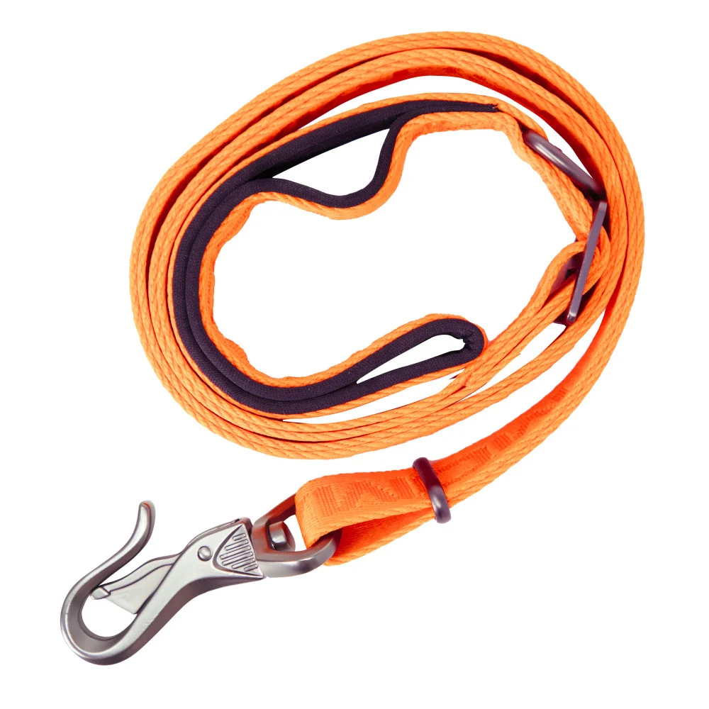 MoMarsh Adjustable Dog Leash 47"-72" Hunter Orange 1 MoMarsh Adjustable Dog Leash 47"-72" Hunter Orange