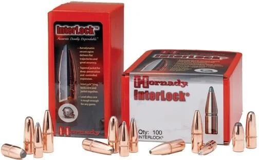 Hornady InterLock Bullets .32 cal .321" 170 gr FP 100/ct 1 Hornady InterLock Bullets .32 cal .321" 170 gr FP 100/ct