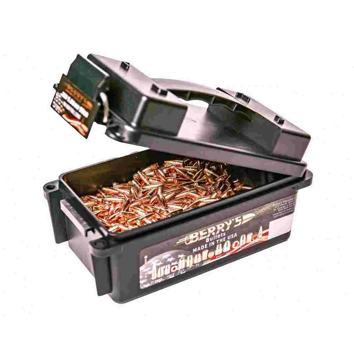 Berry's .223/5.56mm 55gr Full Metal Jacket Boat-Tail (MiniCan) 1500/ct 1 Berry's .223/5.56mm 55gr Full Metal Jacket Boat-Tail (MiniCan) 1500/ct