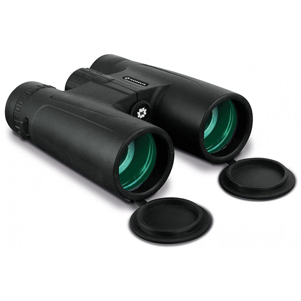 Konus Compact Binocular 10x42mm Black Rubber Roof Prism 1 Konus Compact Binocular 10x42mm Black Rubber Roof Prism
