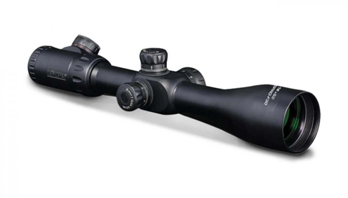 Konus 4x-16x52mm Rifle Scope - Engraved 550 Ballistic Reticle 1 Konus 4x-16x52mm Rifle Scope - Engraved 550 Ballistic Reticle
