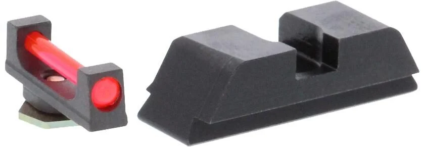 Ameriglo Red Fiber .115 FRONT Black REAR for Glock 42-43-43X-48 1 Ameriglo Red Fiber .115 FRONT Black REAR for Glock 42-43-43X-48